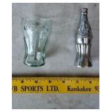 Stainless Steel Siver Coke Bottle with Spoon