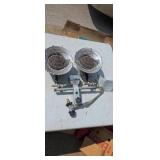 Dual head propane heater