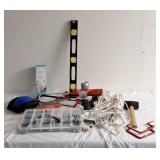 Hardware, level, paint supplies and more