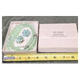 Vintage costume jewelry with original box, Rich