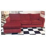 2 cushion couch with ottoman that can be used on