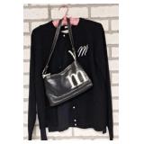 Monogram sweater, shirt and purse