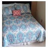 Bed & Pillows not included,  full size comforter