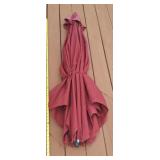 Patio table umbrella, adjustable and tilts