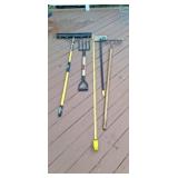 Pitch fork, double squeegee and more