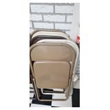 6 folding chairs