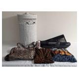 Laundry basket,  bags, swimsuit covers