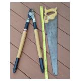 Townsend saw and Wallace power-lever loppers