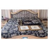 Bed not included,  queen size comforter set with