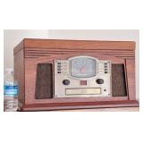 Crosley AM/FM record player, cassette and CD