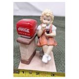 Enesco, collectible Coca-Cola figerine, copyright