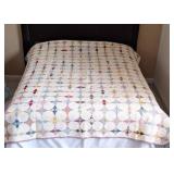 80x69 handmade quilt, good condition no wear, does