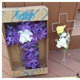 Graveside memorial flowers