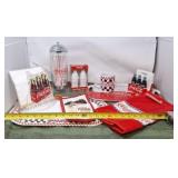 Coca-Cola collectibles including ceramic salt and