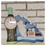 Battery operated Coca-Cola clock