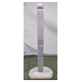 Marble paper towel holder