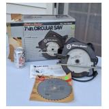 Electric B&D 7 1/4 circular saw