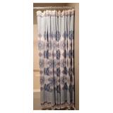 2 Mainstay showers curtain with hooks and step