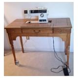 Singer 6233 sewing machine with cabinet