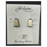 Jezlaine 925 Sterling & Yellow Shell pierced