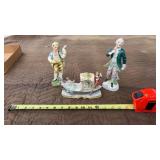 Vtg Japan Porcelain Figurines One made in