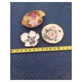 Lefton Decorative Hand Painted Dish with Roses