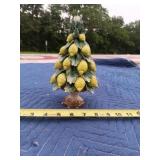 Italian Majolica Capodimonte Lemon Topiary