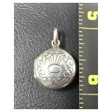 Reo 925 Sterling Locket Pendant 3.00 grams
