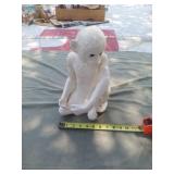 Glazed Ceramic Monkey,/ Banana Holder
