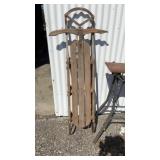 Vintage Sled 54 inches long