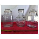 Vintage Anchor Hocking Clear Glass Chiller