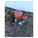 Gas cans and vunels
