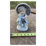 Vintage KPM Porcelain Figurine Boy with Polka Dot