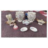 Antique Porcelain Vases & Decor some made in
