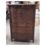 21 34 x 21 x 47.5 Oak Dresser  The Furniture