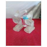 "Fostoria" ? Satin Glass "Art Deco" 8" Horse