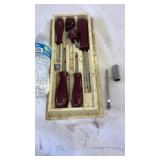 Vintage Matco Screwdriver set, 7/16 Socket, 1/4