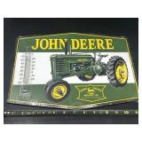 Embossed Metal John Deere model B Thermometer