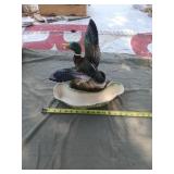 Duck TV Lamp 1950s MCM Lane & Co Ceramic Mallard