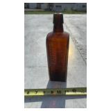 Vintage Glass Bottle Dr. J Hostetter