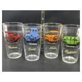 Hazel Atlas Vintage Auto tumblers