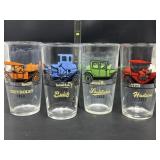Hazel Atlas Vintage Auto Tumblers