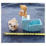 Vintage Nancy Pew Teddy Bear Blocks Nursery