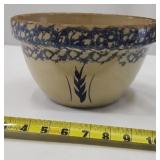 Roseville Spongeware Bowl