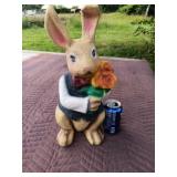 Adorable 16" Paper Mache Bunny Rabbit p