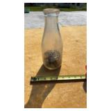 Milk Bottle Slug Plate Embossed Moores &