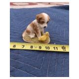 Vintage HOMCO Porcelain Puppy Dog Duckling