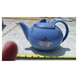 Cornflower Soft Blue Gilt Gold Pattern Hall China