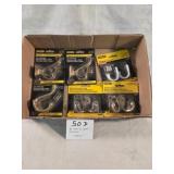 6-NEW STANLEY HAT & COAT HOOKS