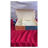 Vintage Snack 8 Piece Set  Plate Cup Clear Tea
